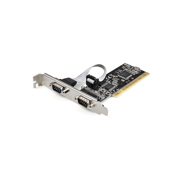 StarTech PCI2S1P2 PCI Serial Parallel Combo Card with Dual Serial RS232 Ports (DB9) & 1x Parallel LPT Port (DB25)