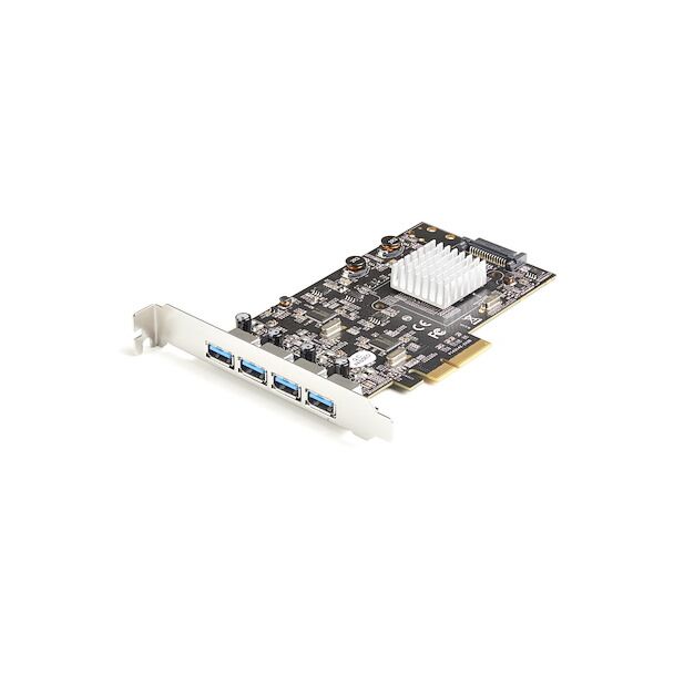 StarTech PEXUSB314A2V2 4-Port USB PCIe Card 3.1 Gen 2 - 2 Chips