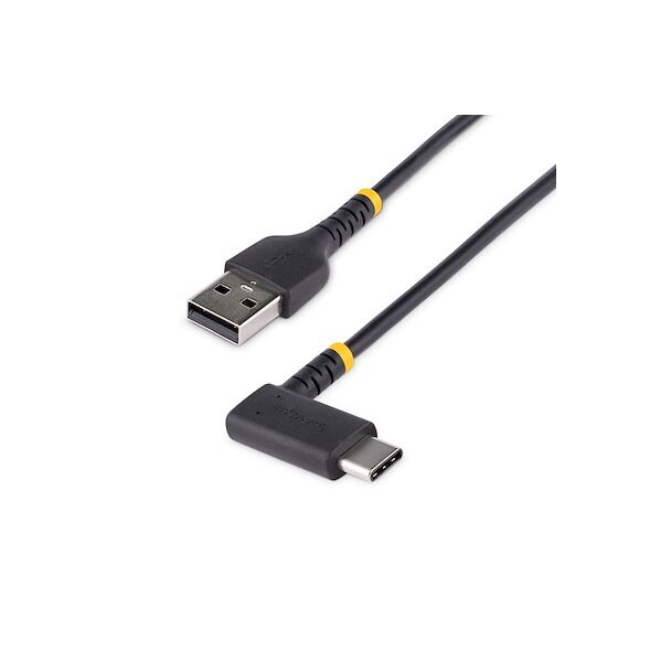 StarTech R2ACR-15C-USB-CABLE 15cm USB A to C Charging Cable Right Angle