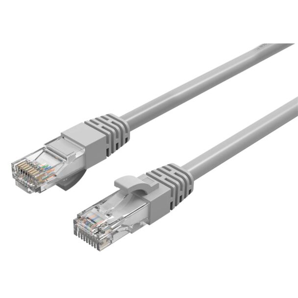 Cruxtec RC6-003-GY CAT6 10GbE Ethernet Cable Grey 30cm