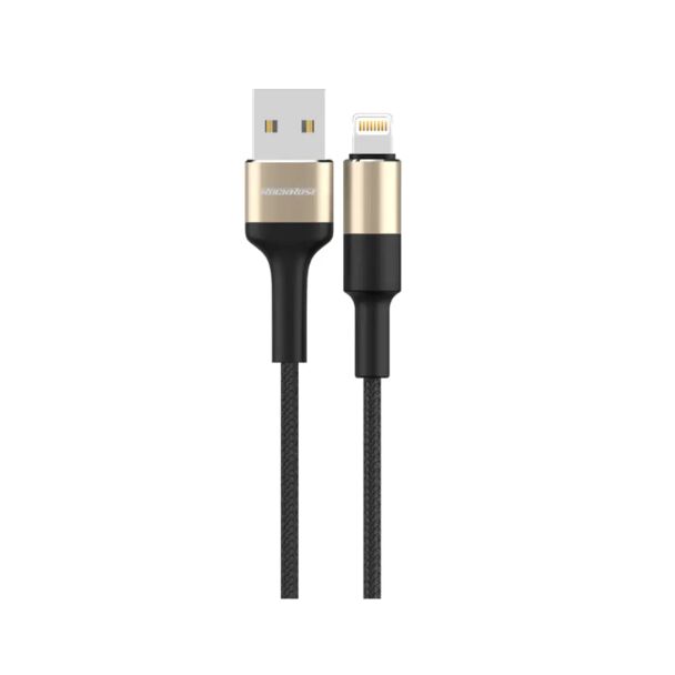 RockRose RRCS05L Acacia AL 1m 2.4A Nylon Braided Lightning to USB Charge & Sync Cable