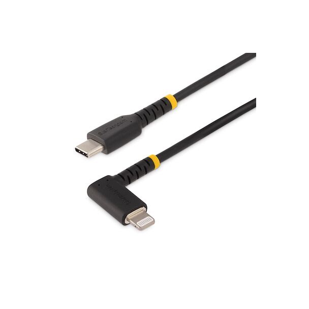 StarTech RUSB2CLTMM2MR 2m Durable Right-Angled USB-C to Lightning Cable