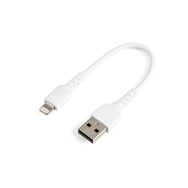 StarTech RUSBLTMM15CMW 6 inch Durable USB-A to Lightning Cable