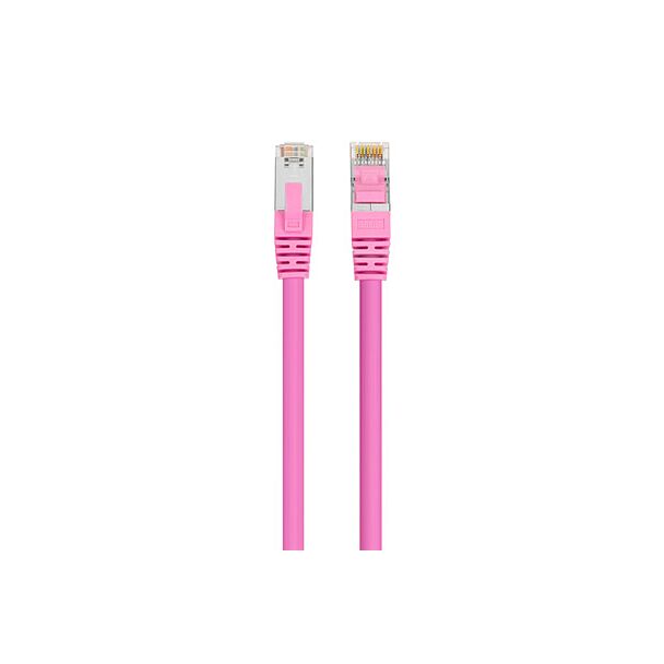 Comsol SSTP-.5-C8-PNK 50cm 40GbE Cat 8 S/FTP Shielded Patch Cable LSZH - Pink