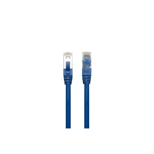 Comsol SSTP-01-C8-BLU 1 Metre 40GbE Cat 8 S/FTP Shielded Patch Cable LSZH - Blue