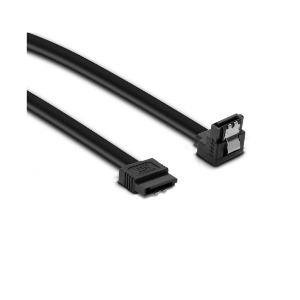 Cruxtec STL50-BK 180 Degree to 90 Degree SATA3 Cable 50cm