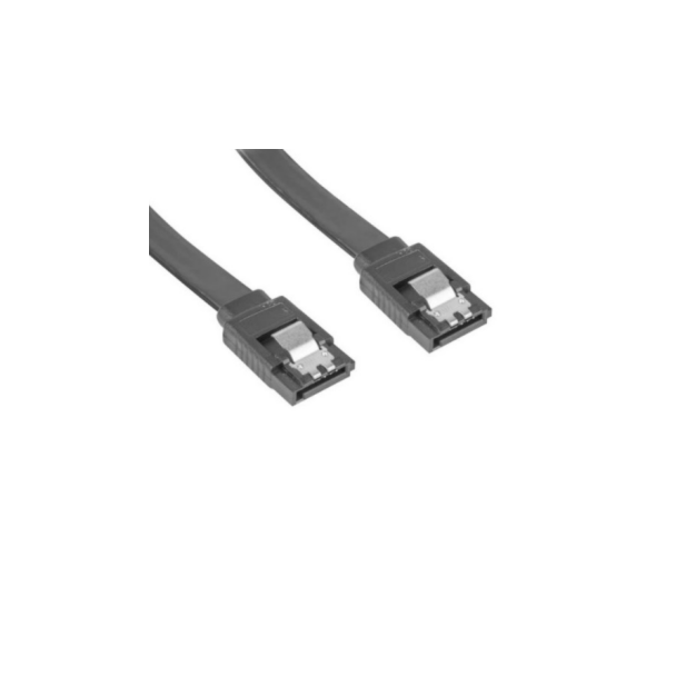 Cruxtec STS100-BK 180degree to 180degree SATA3 Cable 100cm