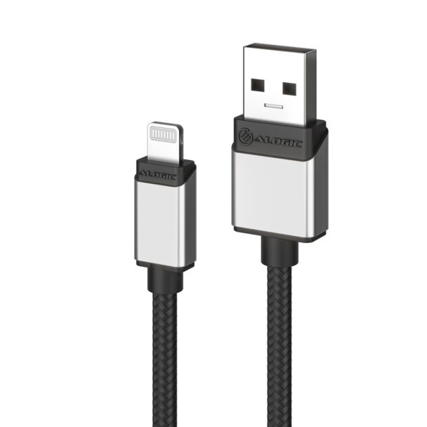 Alogic SULA8P01-SGR Ultra Fast Plus USB-A to Lightning USB 2.0 Cable 1m