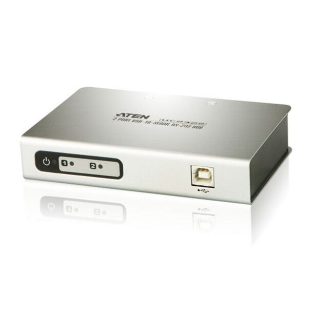 ATEN UC2322-AT 2 PORT USB TO RS232 CONVERTER WITH 1.8M CABLE 2YR