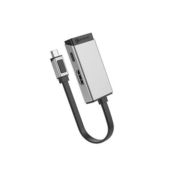 ALOGIC ULCHDPD-SGR Magforce DUO 2-IN-1 Adapter (USB-C to HDMI + 100W Power Delivery)