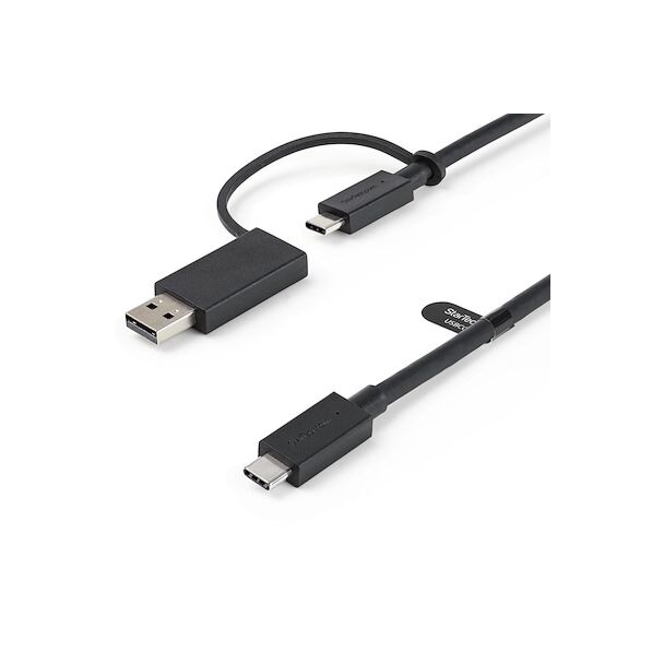 Startech USBCCADP 0.9M HYBRID USB3.1 C CABLE WITH USB3.0 A ADAPTER 100W PD FOR DOCKS 2YR