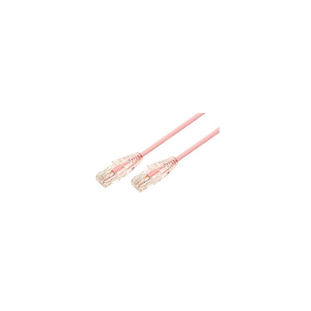 Comsol UTP-05-C6A-UT-SPK 5m 10GbE Ultra Thin Cat 6A UTP Snagless Patch Cable LSZH (Low Smoke Zero Halogen) - Salmon Pink