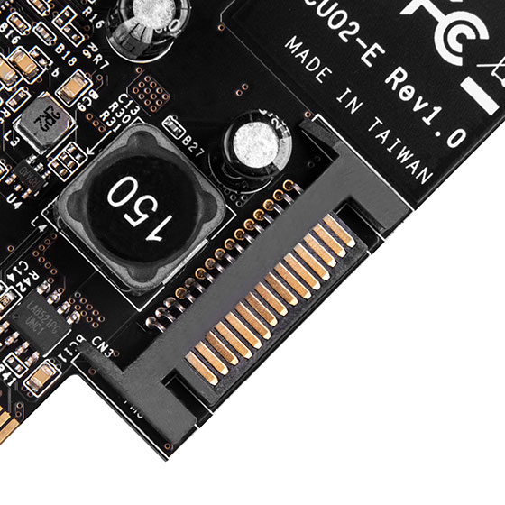 5V via SATA 15pin power connector