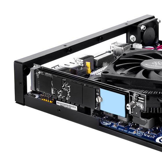 ECM26 installed in 1U chassis demonstration