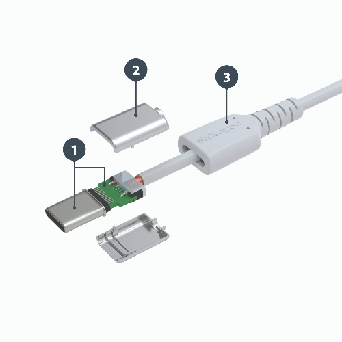 Graphic showing a cable