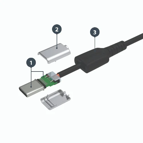 Graphic showing cable